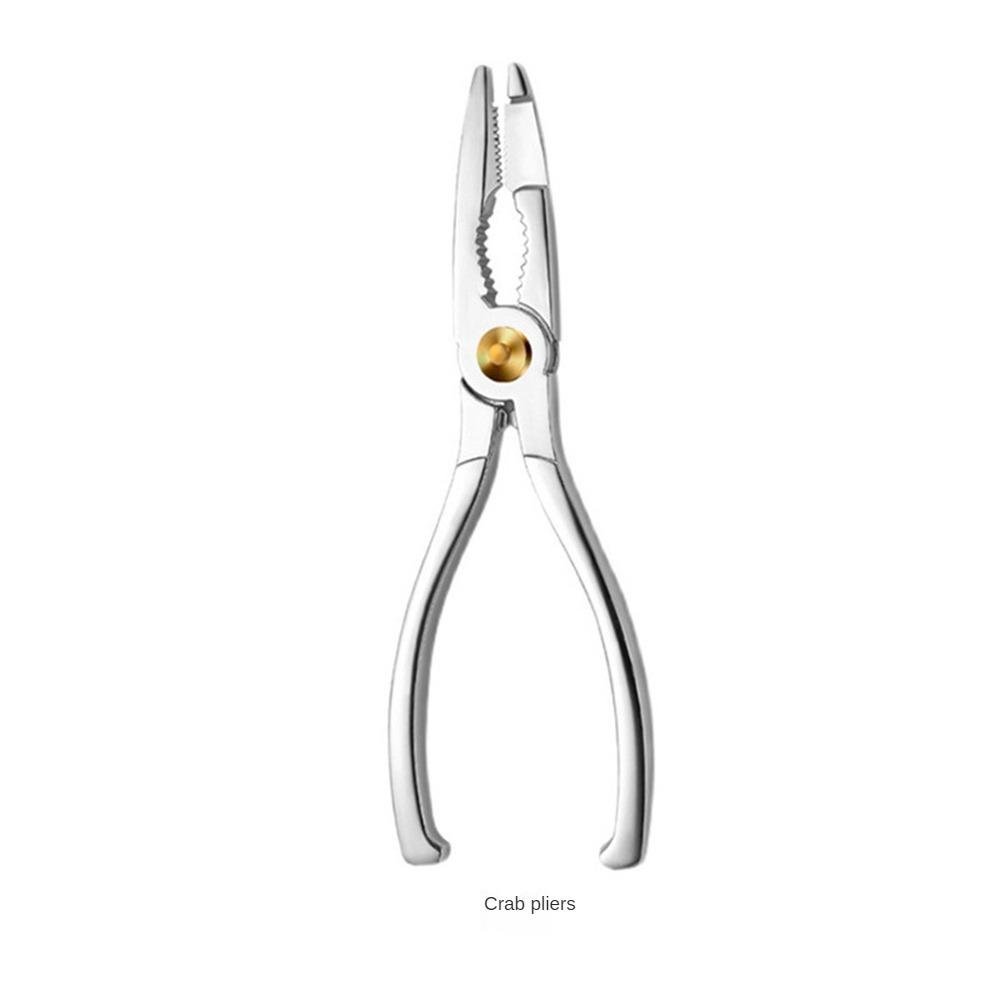 Щипцы для снятия панциря краба, удобные кухонные инструменты для морепродуктов, зажим для чистки панциря краба, игла для снятия панциря краба из нержавеющей стали