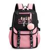 Waterproof Laptop Backpack Female Pink Backpack USB Charge 14 15 Inch Back Pack Computer Bag Oxford Cloth School Bag For Teens