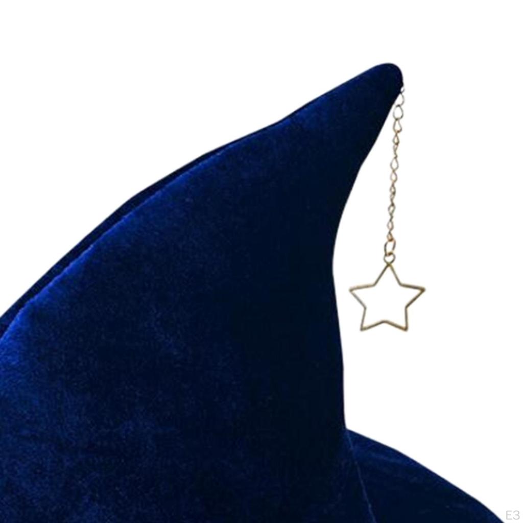 Halloween Witch Hat for Adults Pointed Top Carnival Stage Performance