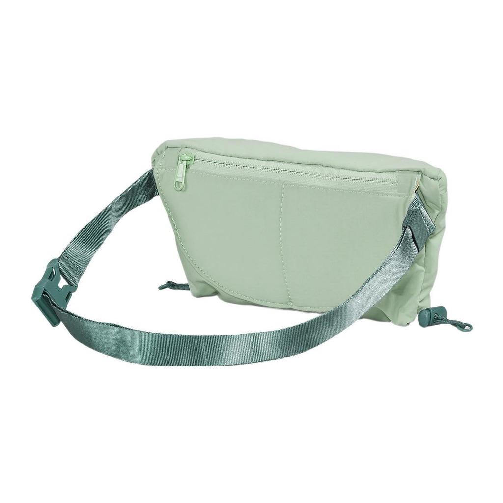 The North Face 3L Never Stop Vintage Logo Patch Soft Satin Webbing Shoulder Crossbody Outdoor Bag Women bags Light-Green NF0A81DUKIH