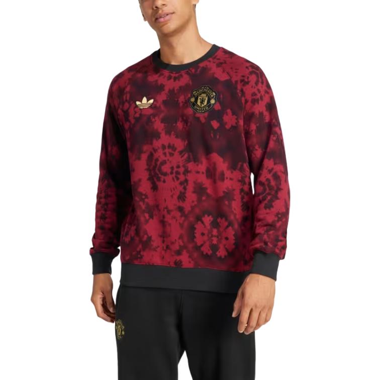 Adidas MUFCCNY FW24 Модный удобный универсальный пуловер, толстовка для мужчин, многоцветная JF0364