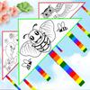 XinJingZhou Outdoor Blank Kite DIY Painting & Graffiti Kit