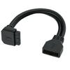 Высокоскоростной внутренний кабель USB3.0 19Pin 20Pin угловой разъем экранированный гибкий ПВХ для настольных материнских плат