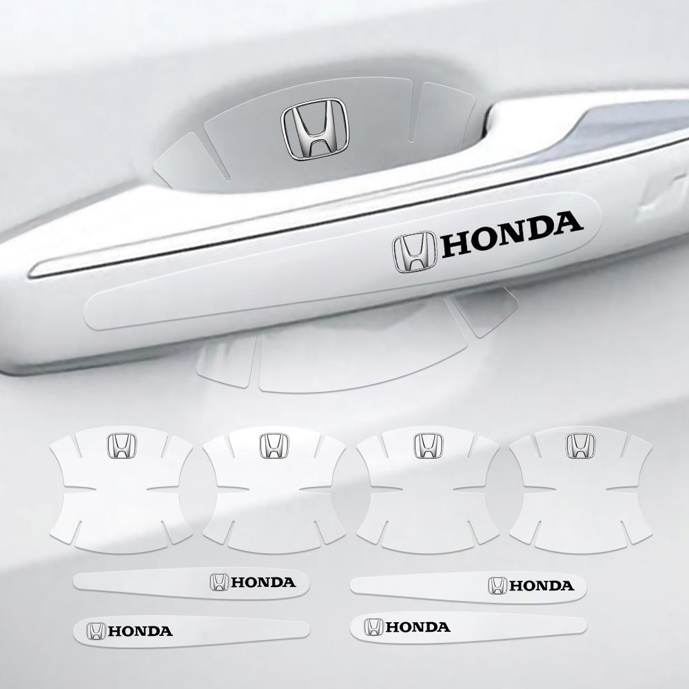 4/8 шт. Защитная наклейка на ручку двери автомобиля от царапин Для Honda Civic Accord Vezel Fit CRV City CRZ Jazz HRV Typer Odyssey