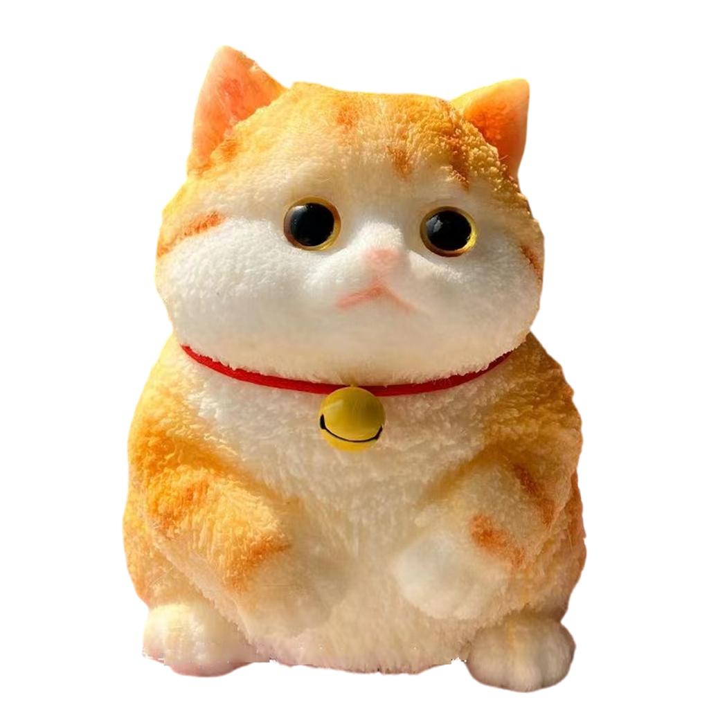 Новинка, розыгрыш, фигурка котенка, сжимающая игрушка, новинку, кляп, настольная игрушка, расслабляющая игрушка для снятия стресса, щипок, котенок