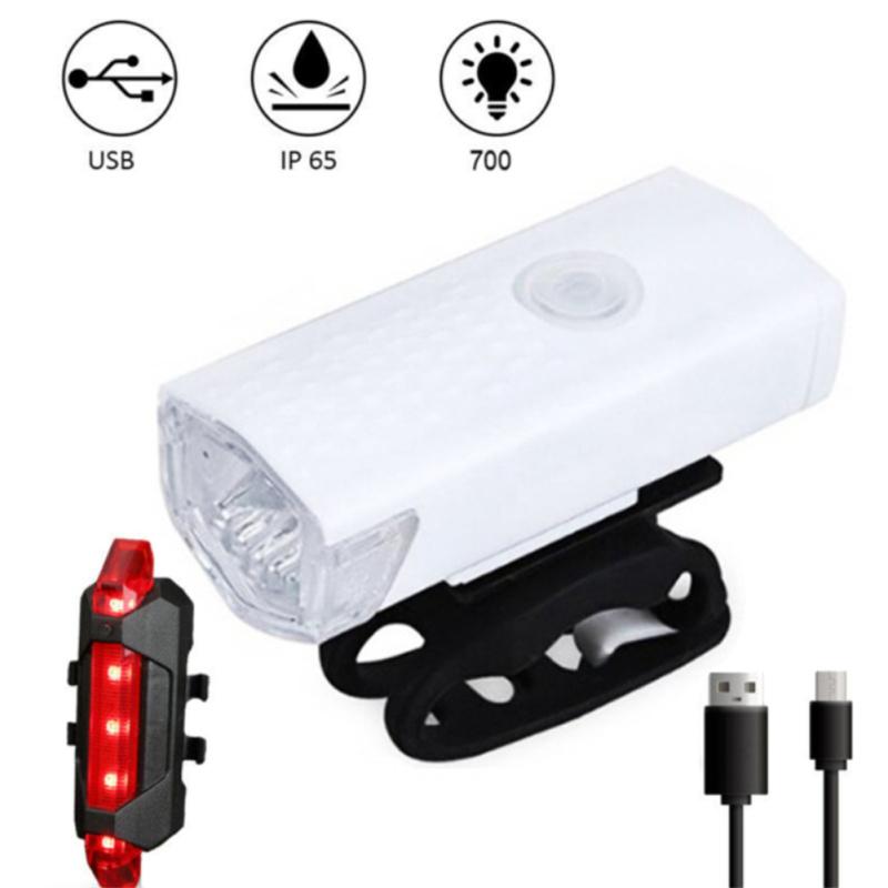 Велосипедные фары USB светодиодный аккумуляторный комплект Mtb шоссейный велосипед передние задние фары лампы Велоспорт