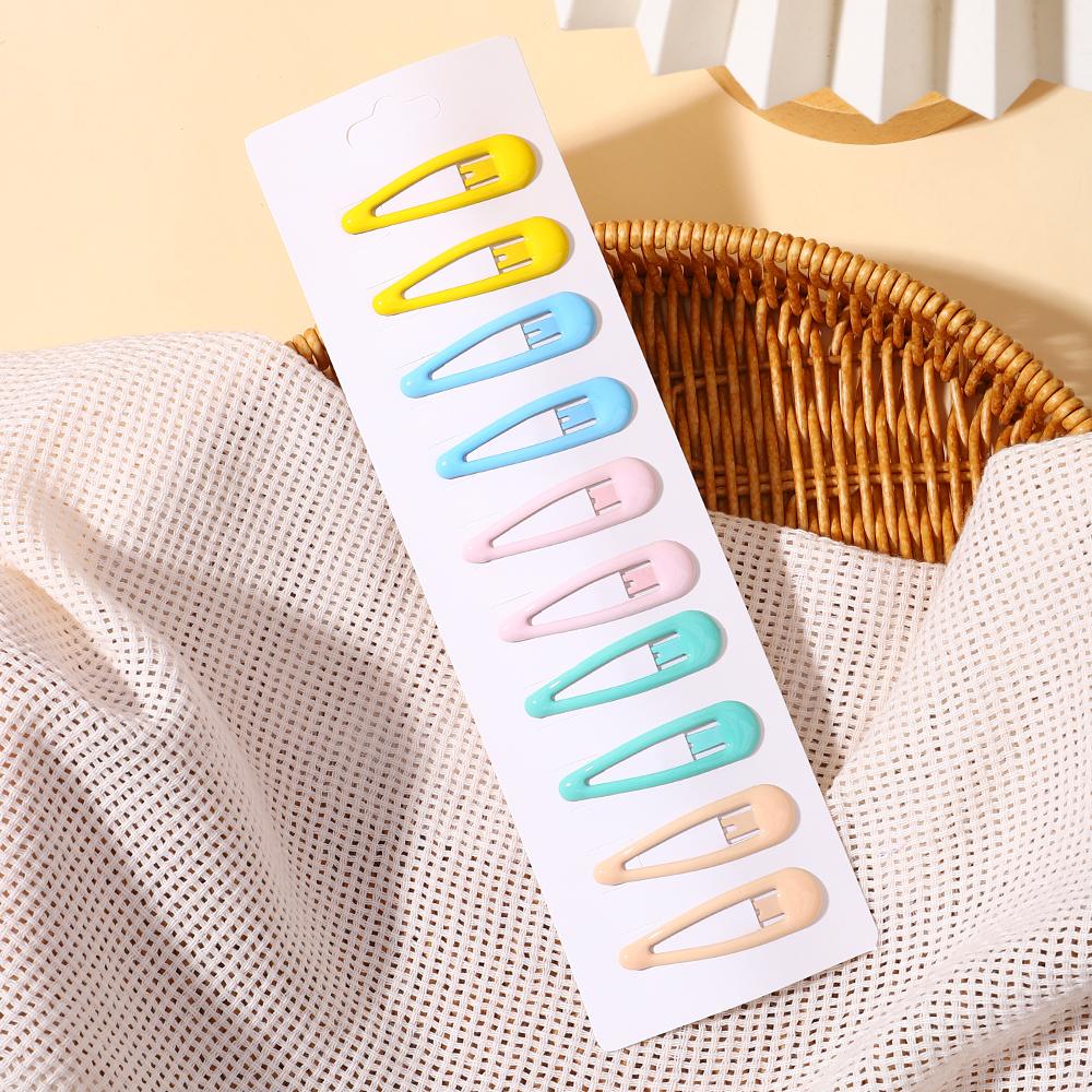 10 шт./лот Милая форма BB Заколки для волос Y2k Металлические заколки Набор Женщины Девушки Ребенок Зажимы для волос Кофейный Молочный цвет Заколки Аксессуары