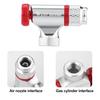 Bike CO2 Inflator Adapter for Presta for Schrader Valve Portable MTB Road Mountain Bicycle Tire Pump Inflatable Bottle Connector Nozzle Bike