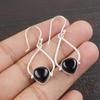 Серьги с черным турмалином, ювелирные изделия с драгоценными камнями, серьги из стерлингового серебра 925 пробы, удивительные ювелирные серьги ручной работы