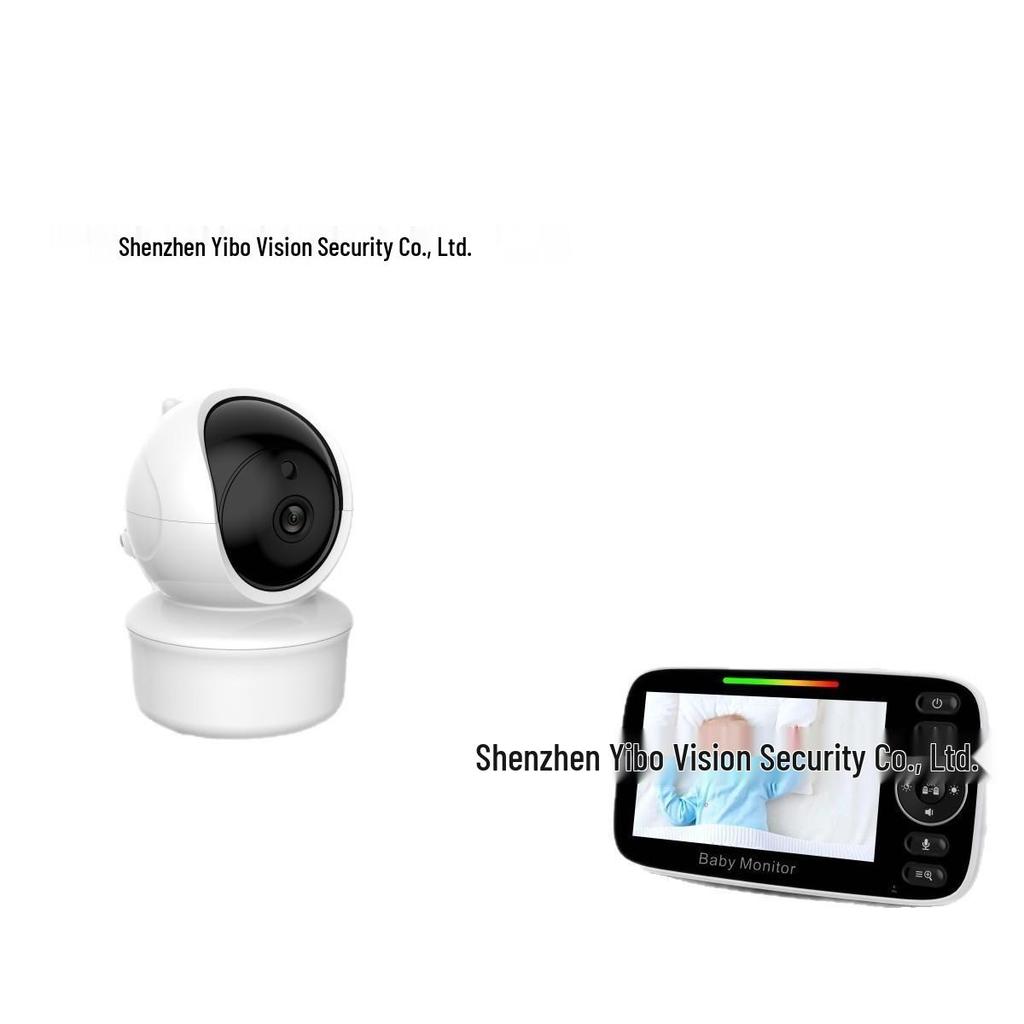 4.3" Wireless Baby/Elderly Night Vision Monitor with Lullaby, Intercom, and Temperature Detection