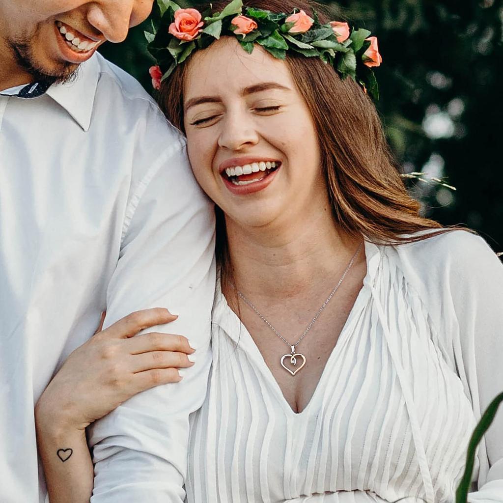 S925 Серебро Персиковое Сердце Инкрустированное Бриллиантовым Темпераментом Ожерелье Женское Сердце Алмазного Цвета Золотой Кулон Подарок на День Святого Валентина