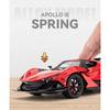 1/24 масштаб Apollo Automobil IE спортивный автомобиль литой модели игрушечный автомобиль со звуком и светом инерционный автомобиль игрушки для детей подарки