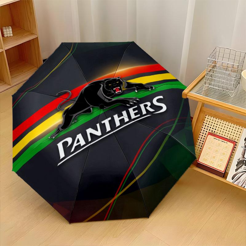 Принт Penrith Panthers Авто 8?Складной зонт с ребрами, ветрозащитный, легкий, автоматический, для ежедневных поездок