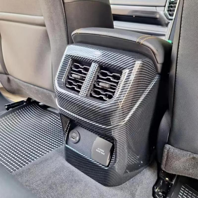 Для Ford Ranger T9 2024 Задний подлокотник Накладка на педаль для входа Рамка вентиляционного отверстия кондиционера Наклейки Отделка ABS Автомобильные аксессуары