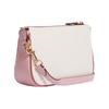 New COACH Nolita Cow Leather Pochette, Shoulder Bag, Wrist Bag, Clutch Small Size Women's White & Pink CA797-IMCAH