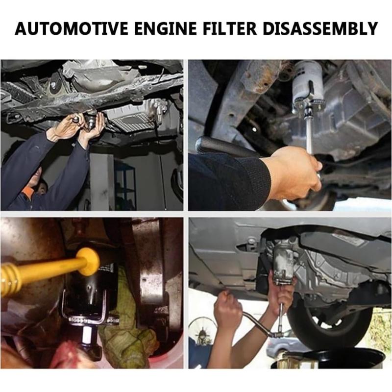 Universal Three-Jaw Oil Filter Wrench Adjustable 55-115mm Car Repair And Maintenance Three-Claw Oil Filter Removal Tool