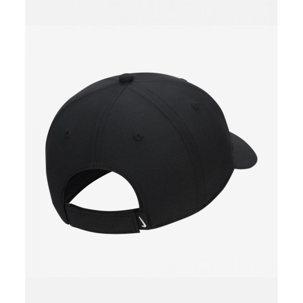 Nike Кепка Dry Fit Club Structure Swoosh M черная белая Fb5625 010