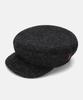Hwaiteusaenjeu Фирменная кепка-восьмиклинка из твида Harris 'Huckleberry Charcoal'