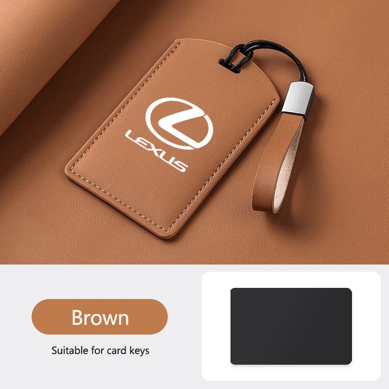ZAG1 2026 Hot Interior Stickers New Leather Car Smart NFC Card Key Cover Case Protector Shell Fob For Lexus F Sport ES LM GS IS NX RX