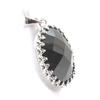 Les Trésors De Lily [G2792] - Silver Pendant 'Sappho' Black Silver (rhodium-plated) - 15x18 Mm