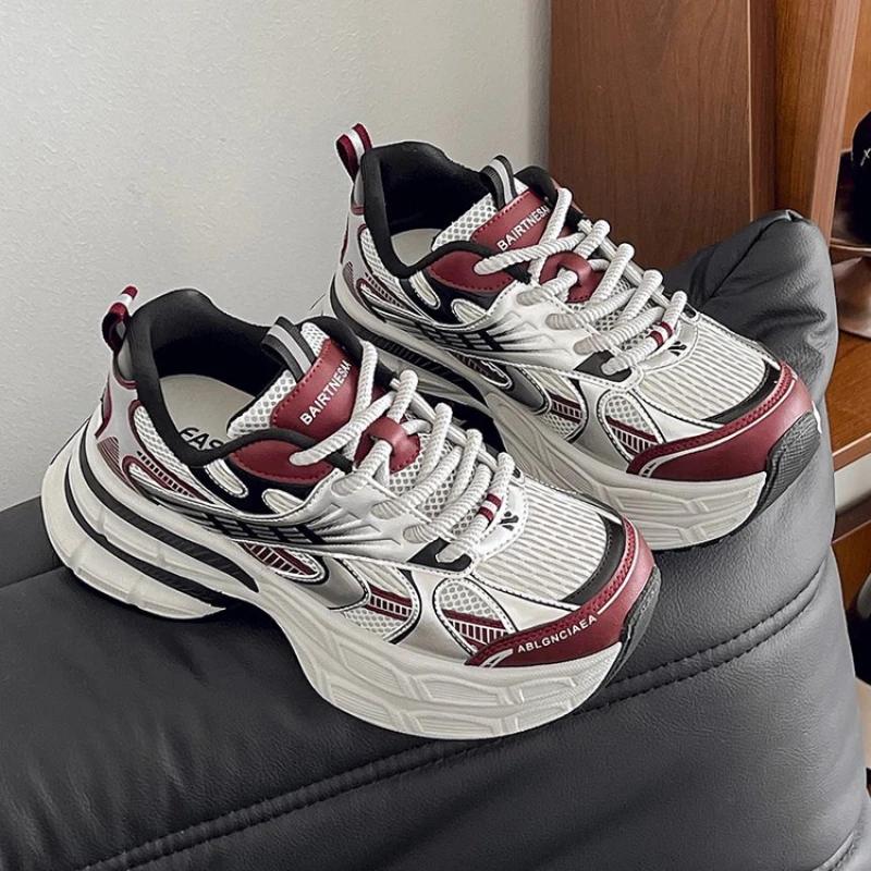 New 2024 Thick Soled Sports Shoes for Women, Thick Soled Loafers, Lace Up Flat Shoes, Popular Casual Vulcanized Shoes