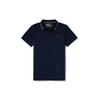 Tree Embroidered Logo Casual Short Sleeve Polo Shirt Men Polo Shirts Dark-Blue A2EH3-433