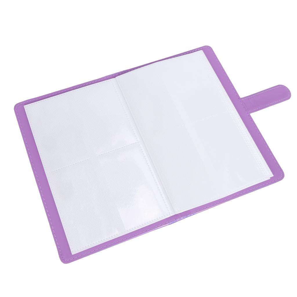 Mini Photo Album for 3Inch Film 128 Pockets Photo Album for Instax Mini 11/9/8/7+ Film Purple