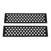 2pcsCelsiusset Aluminium Sand Ladders Recovery Board Ramp Tool for 1Celsius10 RC Crawler(Black)