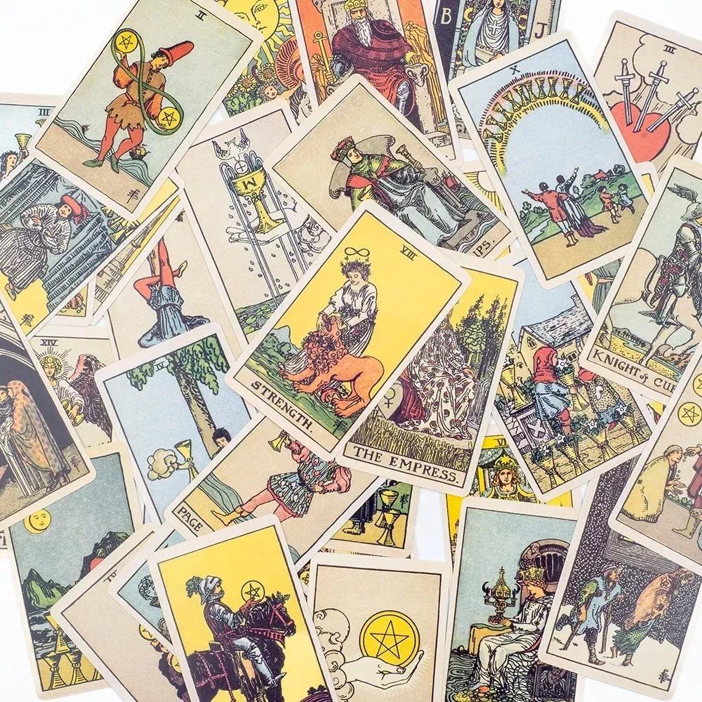 Классическая колода карт Таро 78 шт. для легких начинающих, предсказание судьбы, гадание, вечеринка, настольная игра, инструменты для праздничной вечеринки