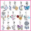 100% 925 Sterling Silver Charms Fit Bracelet Necklace Jewelry Women