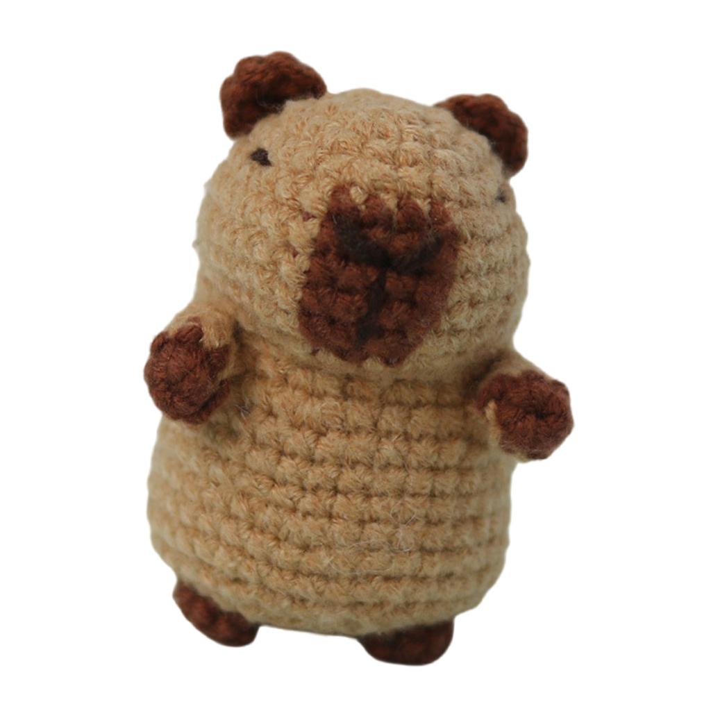 Animal Keychain Crochet Set for Beginner with Step-by-Step Video Tutorial Instruction Animal Crochet Knitting Supply