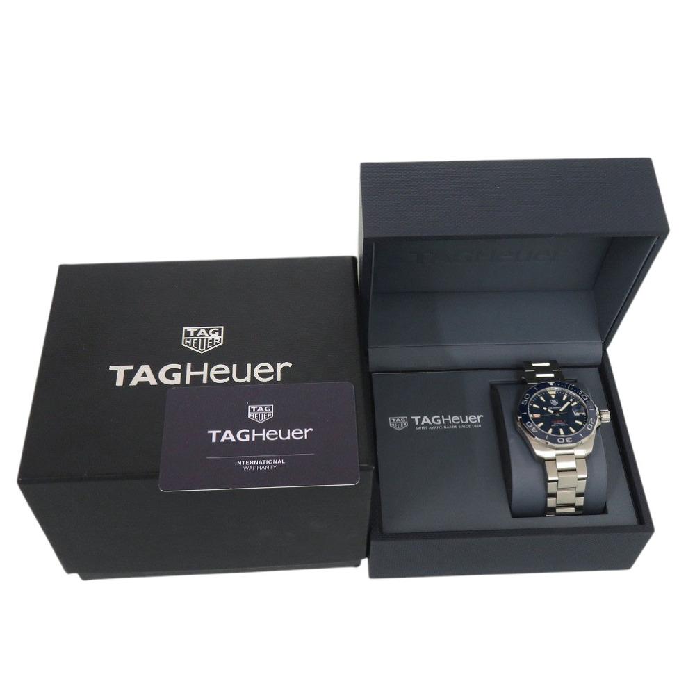 Б/У ОРИГИНАЛЬНЫЙ TAG HEUER WAY211C Aqua Racer Caliber 5 синий Нержавеющая сталь Автоматические наручные часы