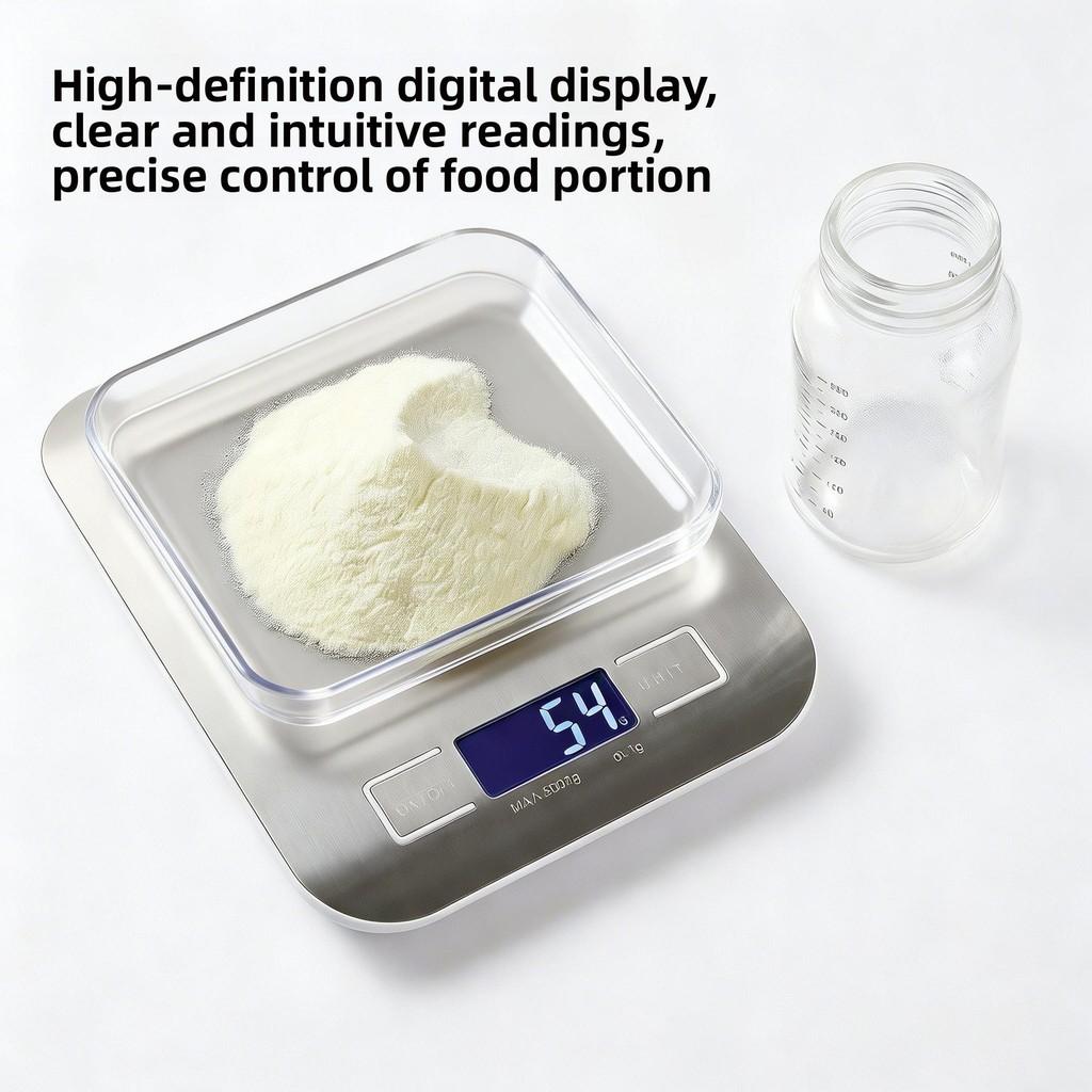 Electronic Kitchen Scale With Auto Shutoff And Overload Protection For Baking And Coffee Use