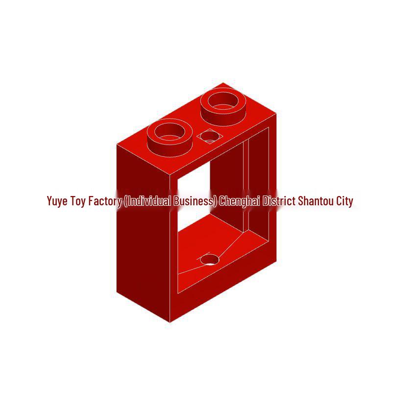 1x2x3 Window Frame Bricks for 60592 Compatibility - DIY MOC Building Parts