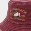 Washed Fisherman's Hat Wide Brim Bucket Hat Windproof Portable Outdoor Hat