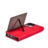 Magnet Card Case Etui Obudowa Futerał Z Klapką Do Iphone 14 Promax Czerwone