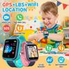 Новое Обновление Умные Часы Детские 4G GPS WIFI Видеозвонок SOS Детские Умные Часы Монитор Трекер Местоположение Часы Телефон Мальчики Девочки Подарки
