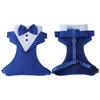 Dog Tuxedo Harness Adjustable Dog Harness No Pull for Small Medium Large Dogs Male Dogs Wedding Suit with Bow Tie Party Costume