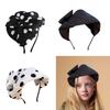 Elegant Muslins Hairband Breathable Half Hat Headbands Women Evening Hair Hoop for Stylish Women
