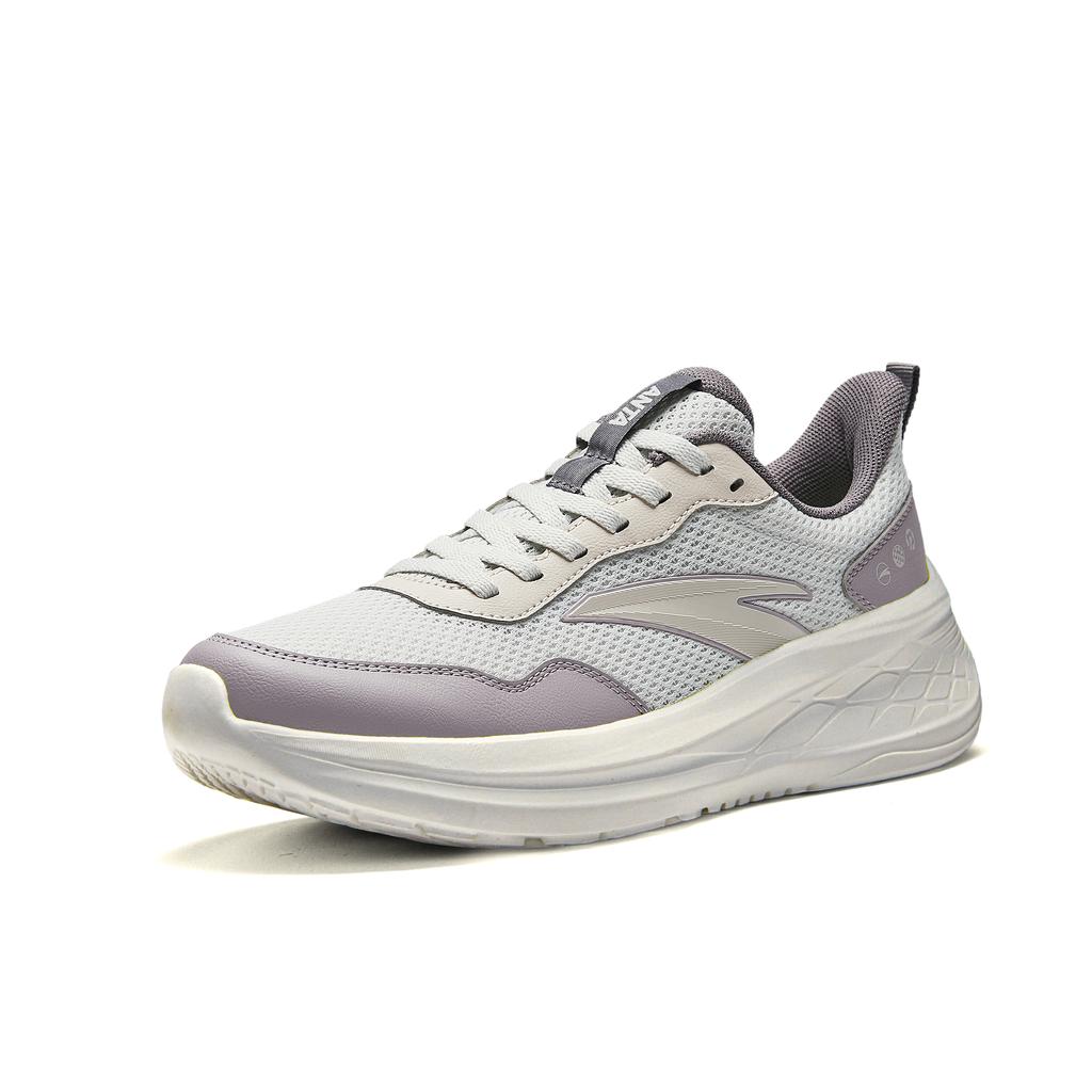 Sneakers ANTA Yun Yi Running Shoes Women's Low-top Digital Mist Gray/Magic Carpet Gray