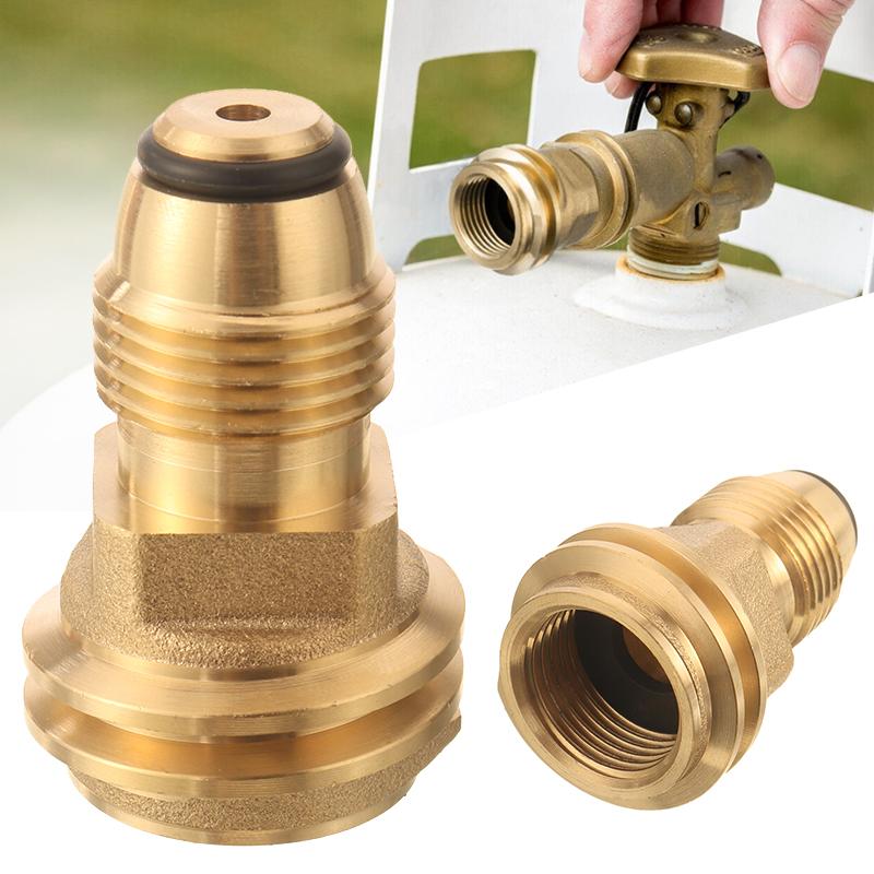 Латунный адаптер превращает клапан заправки бака с пропаном LP в адаптер QCC1 Type1