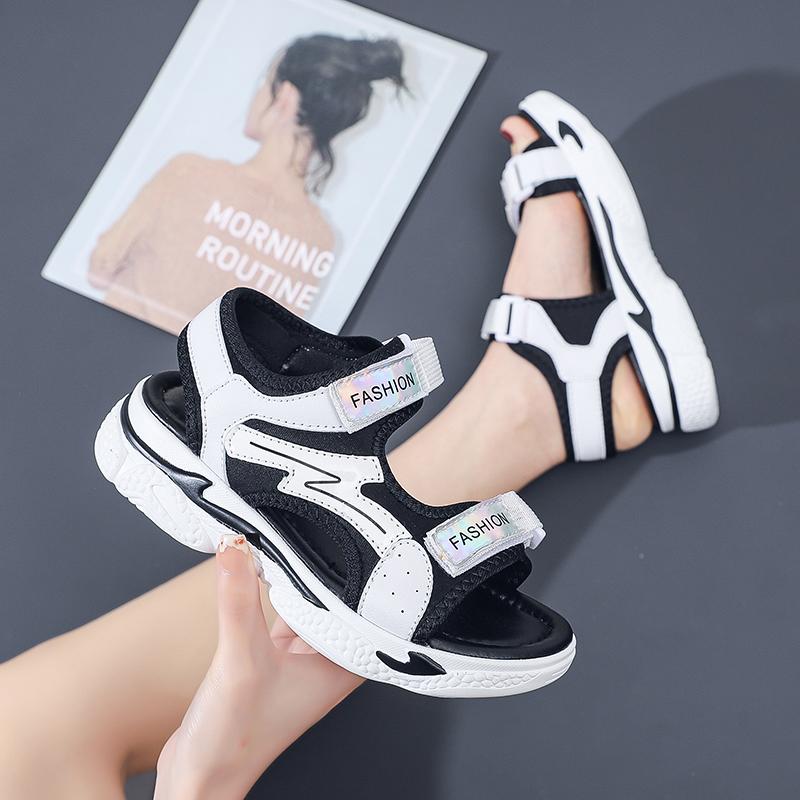 Летняя детская мода легкие сандалии для отдыха на открытом воздухе на толстой подошве пляжная обувь тапочки женская обувь обувь для девочек