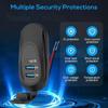 3-портовая 56 Вт 12 В USB-розетка для автофургона, двойная 18 Вт QC3.0 USB-A и PD3.0 USB-C розетка для автомобильного зарядного устройства для автомобиля, морской лодки, мотоцикла, грузовика