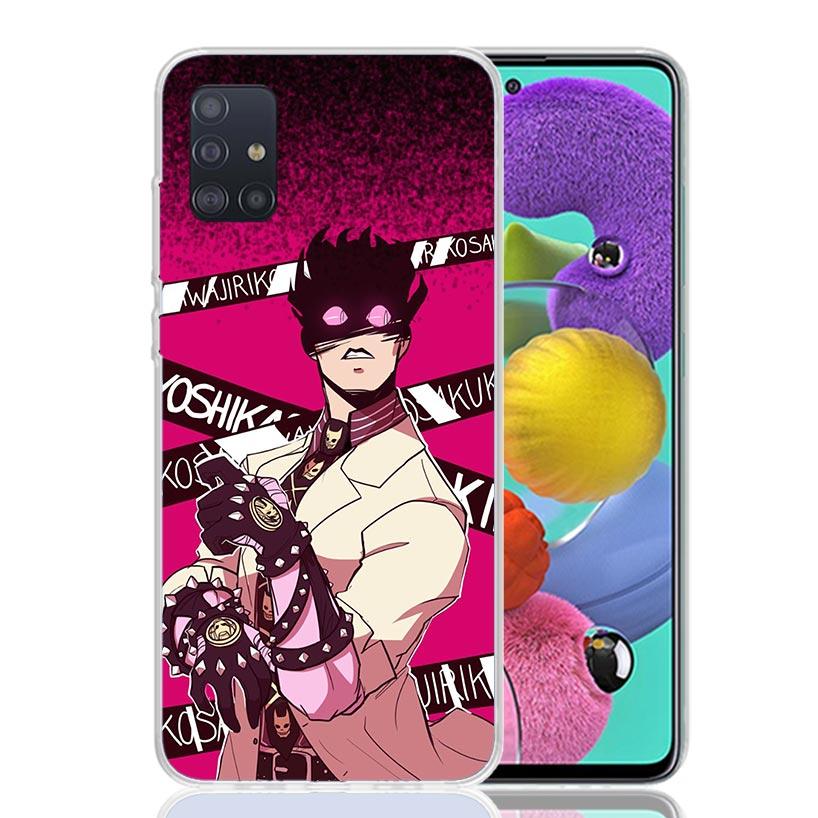 Чехол для телефона JoJo Adventure Killer Queen для Samsung Galaxy A52 A32 A22 A12 A02S A50S A30S A51 A31 AA71 Note 20 Ultra 10 S10 Plus