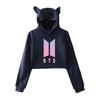 Худи BTS Bangtan Boys Love Yourself Tear с дизайном в виде милых кошачьих ушек, в нескольких цветовых вариантах