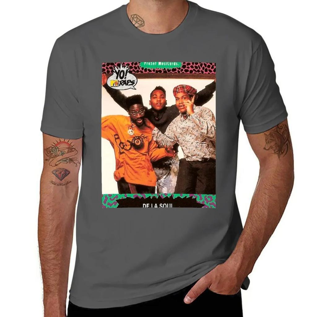 De La - Yo MTV Raps T-Shirt boys white t shirts T-shirt short t shirt for