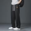 Мужские свободные спортивные штаны на шнурке в корейском стиле весна-осень 2024 года