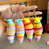 Key Accessories Caterpillar Keychain Finger Slug Snail Caterpillar Caterpillar Keyring Key Chain
