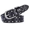 Women'S Pin Buckle Belt Punk Style Cowhide Leather Belt Trend Willow Nails Kuaishou