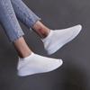 White Sneakers Women Flats Slip On Sock Shoes Casual Lightweight Summer Women Vulcanized Shoes Ladies Trainers Basket Femme
